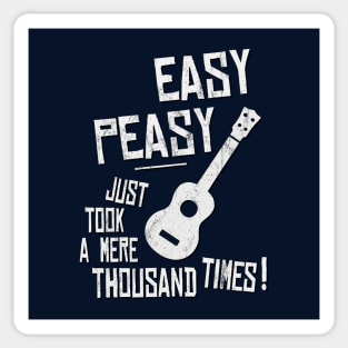 Easy-Peasy A Thousand Times Ukulele Practice Sticker